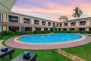 exterior of casa de goa near calangute beach north goa